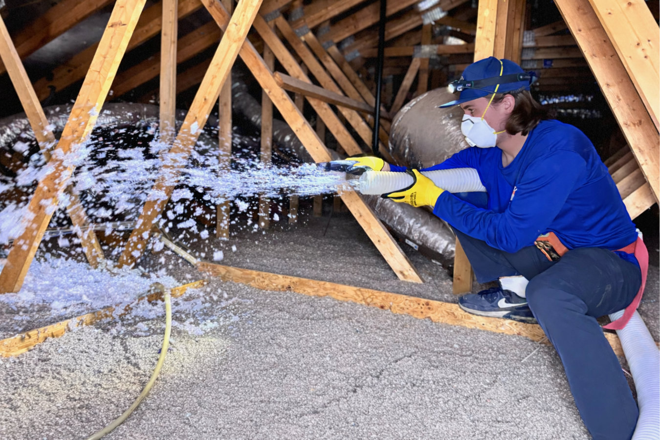 Attic insulation